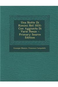 Una Notte Di Rimini Nel 1831