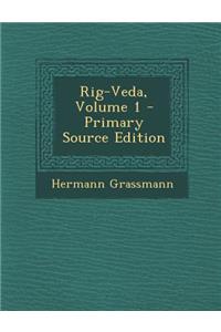 Rig-Veda, Volume 1