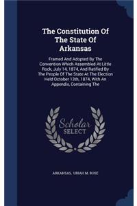 Constitution Of The State Of Arkansas