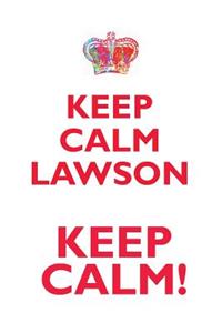 KEEP CALM LAWSON! AFFIRMATIONS WORKBOOK Positive Affirmations Workbook Includes