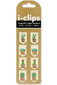 Iclip Magnetic Bkmk Succulents