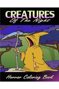 Creatures Of The Night (Horror Coloring Book)