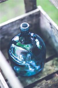 Pretty Blue Bottle Design Journal