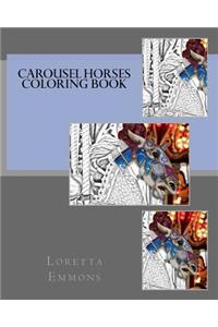 Carousel Horses Coloring Book