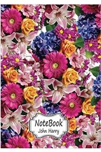 Flora Pattern.: Notebook Journal Diary