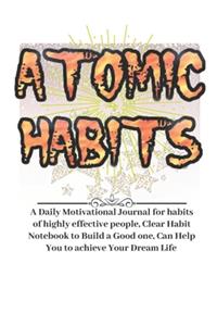 Atomic Habits Notebook Birthday Gifts