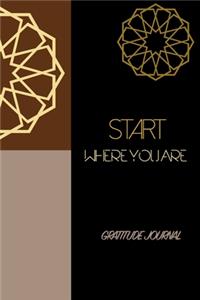 Start Where You Are