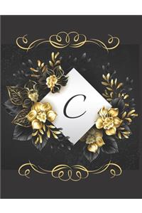 C Alphabet Notebook Journal Gift