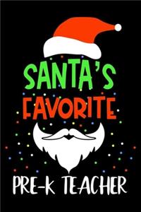 Santa's Favorite Pre-K Teacher