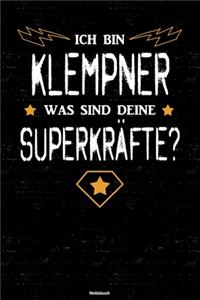 Ich bin Klempner was sind deine Superkräfte? Notizbuch