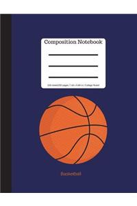 Basketball Composition Notebook College Ruled 9.69 X 7.44 in