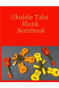Ukulele Tabs Blank Notebook