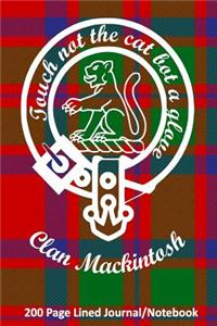 Clan Mackintosh 200 Page Lined Journal/Notebook
