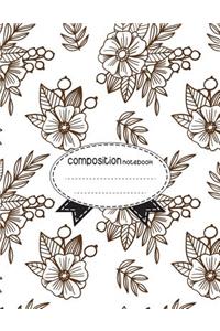 Composition Notebook, 8.5 x 11, 110 pages