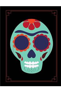 Day of the Dead Wide Ruled Composition Notebook