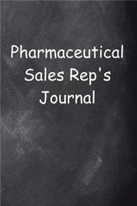 Pharmaceutical Sales Rep's Journal Chalkboard Design