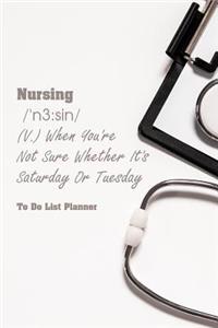 To Do List Planner Nursing