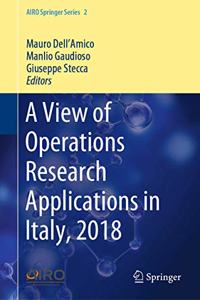 A View of Operations Research Applications in Italy, 2018