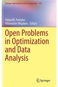 Open Problems in Optimization and Data Analysis