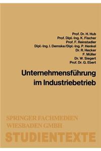 Unternehmensführung Im Industriebetrieb