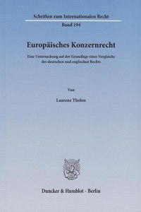 Europaisches Konzernrecht