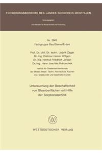 Untersuchung Der Beschaffenheit Von Glasoberflächen Mit Hilfe Der Sorptionstechnik