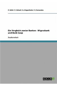 Vergleich zweier Banken - Migrosbank und Bank Coop