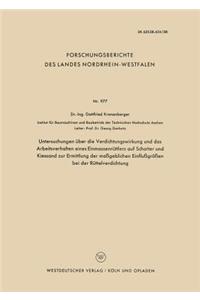 Untersuchungen Über Die Verdichtungswirkung Und Das Arbeitsverhalten Eines Einmassenrüttlers Auf Schotter Und Kiessand Zur Ermittlung Der Maßgeblichen Einflußgrößen Bei Der Rüttelverdichtung