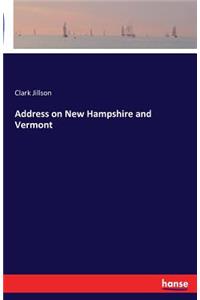 Address on New Hampshire and Vermont