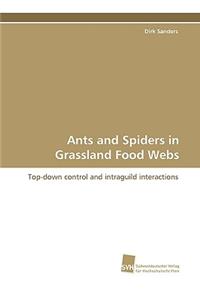 Ants and Spiders in Grassland Food Webs