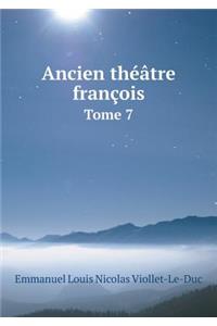 Ancien Théâtre François Tome 7