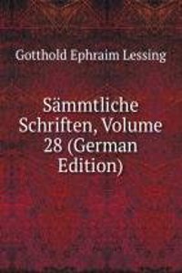 Sammtliche Schriften, Volume 28 (German Edition)