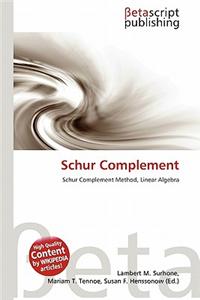 Schur Complement