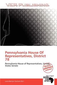 Pennsylvania House of Representatives, District 78