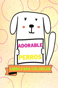 Libro para colorear de perros adorables