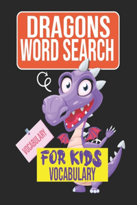 Dragons Word Search for Kids Vocabulary