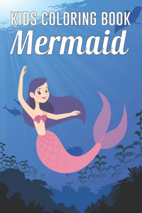 Kids Coloring Book Mermaid