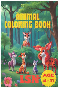 Magical World of Animals: Children's Coloring Book