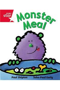 Rigby Star guided Reception Red Level:  Monster Meal Pupil Book (single)