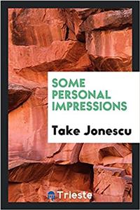 Some personal impressions