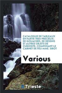 Catalogue de Tableaux En Partie Très-Précieux
