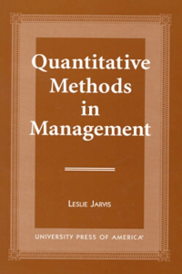 Quantitative Methods in Management