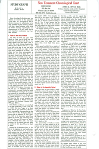 Chart New Testament Chronological (Plastic)