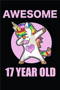 17th Birthday Dabbing Unicorn