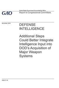 Defense Intelligence
