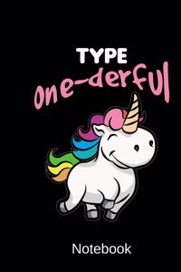 Notebook - Type Onederful