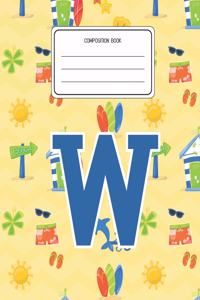 Composition Book W
