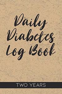Daily Diabetes Log Book