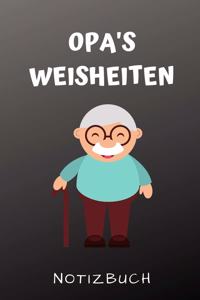 Opa's Weisheiten Notizbuch