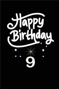 Happy birthday 9